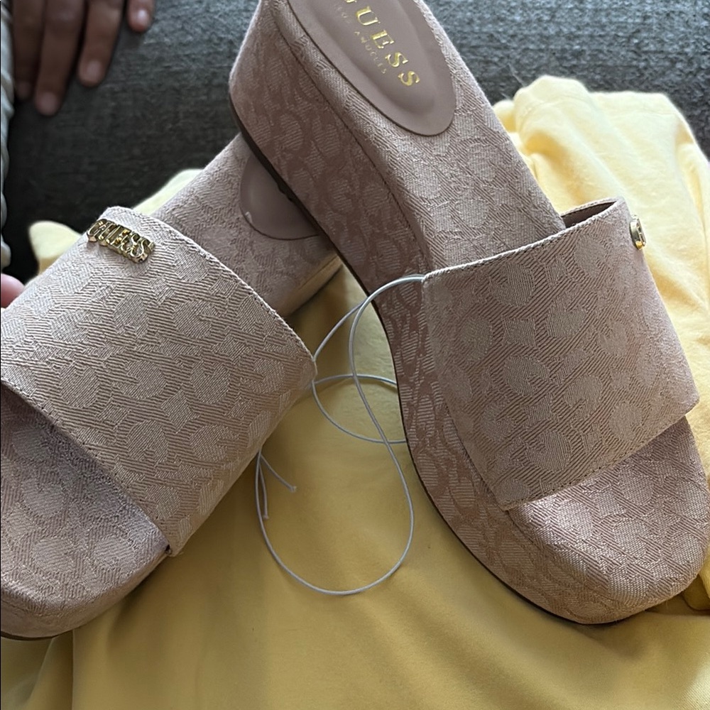 Guess Cream Mules Luxurious Comfort